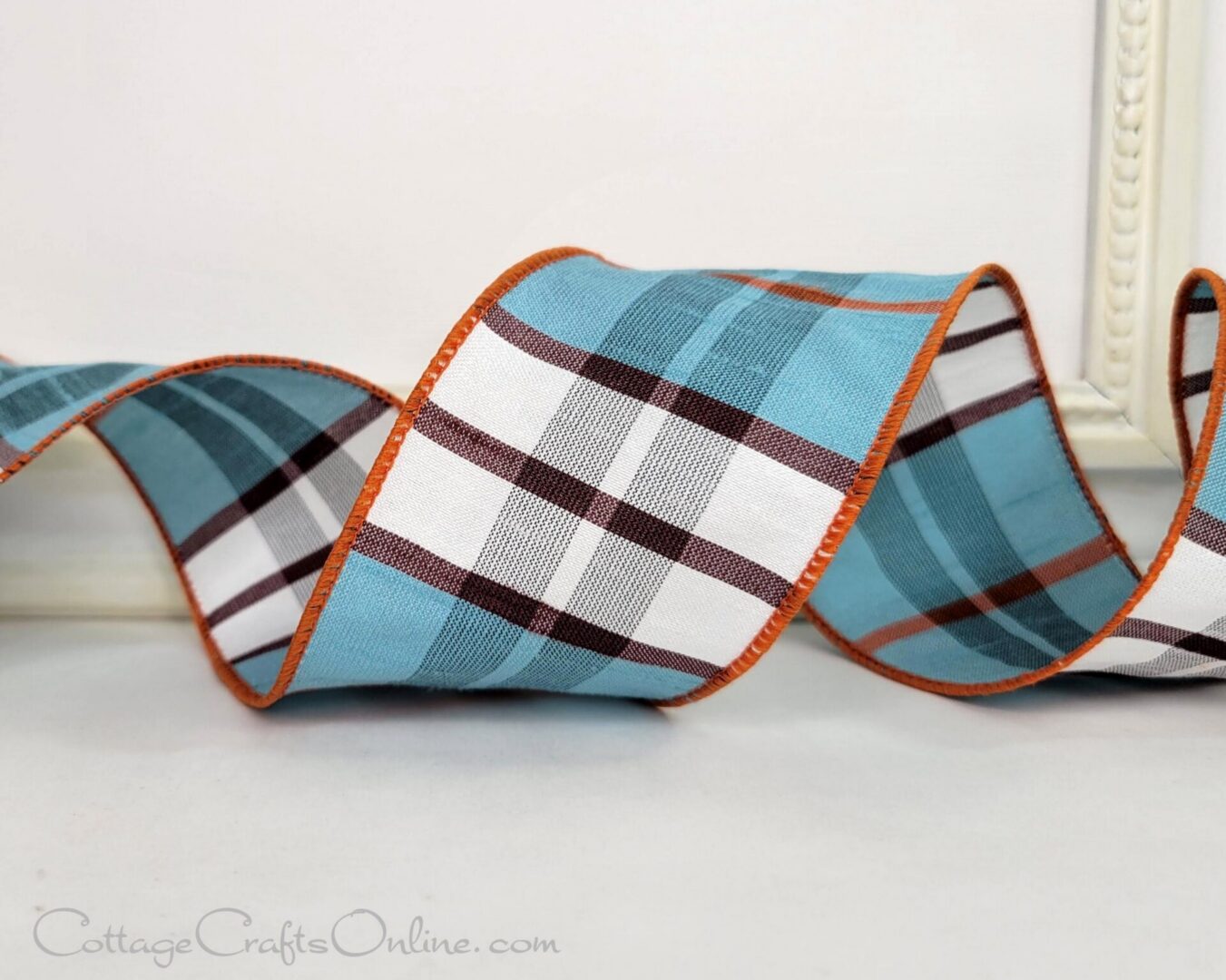 cb rg c 133 2FR brown turquoise white rusty orange nickie plaid-012