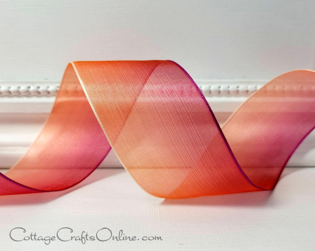 A close up of a ribbon on a table