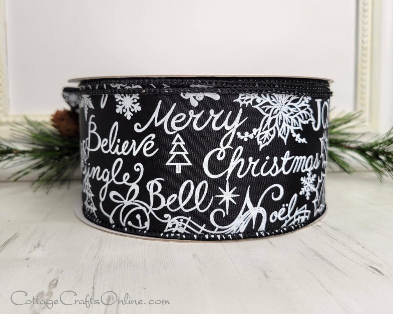 black white chalkboard merry christmas greeting joy ol 40 roll-009