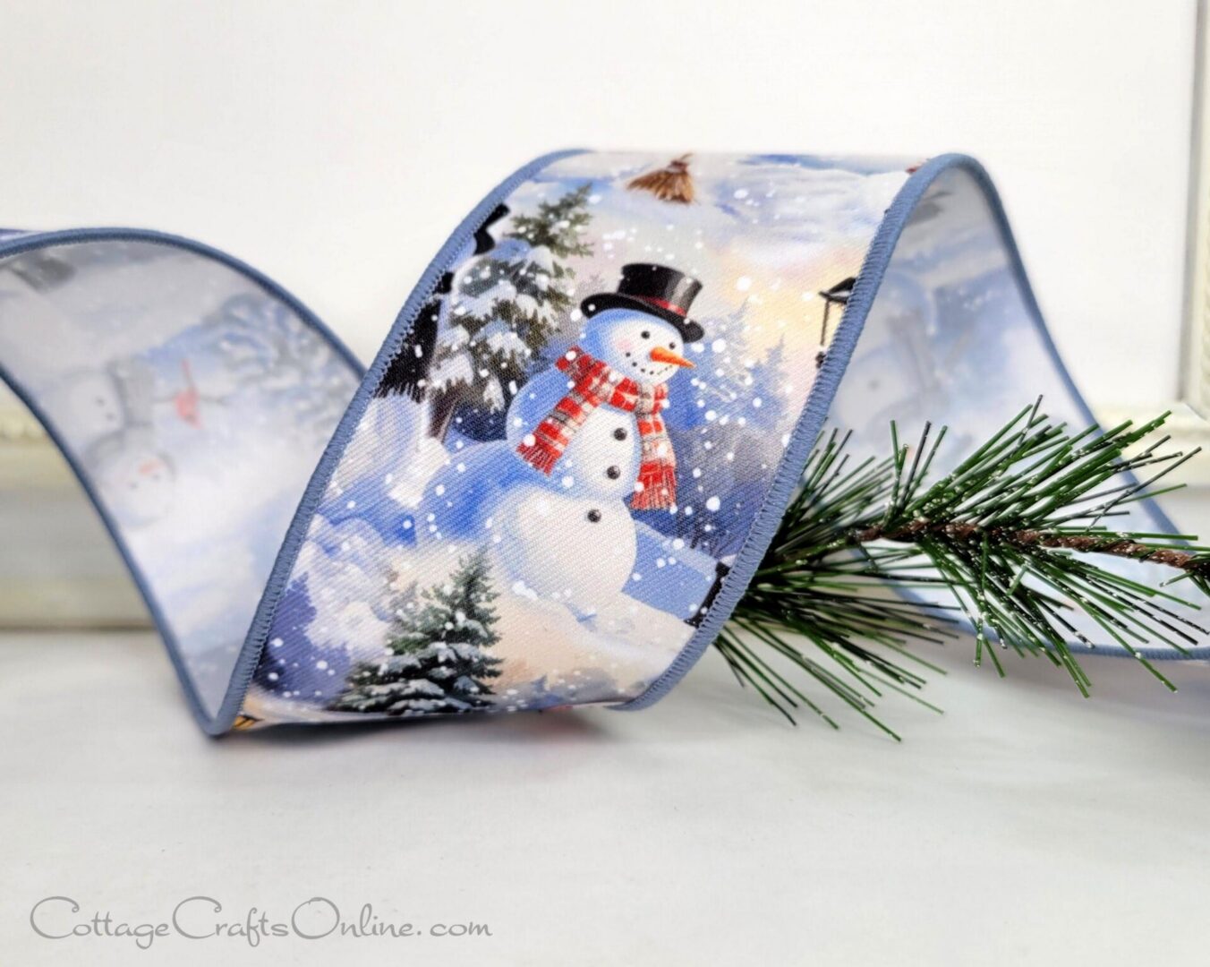 cb blue winter snowman 7F J3H LS 128 227-016