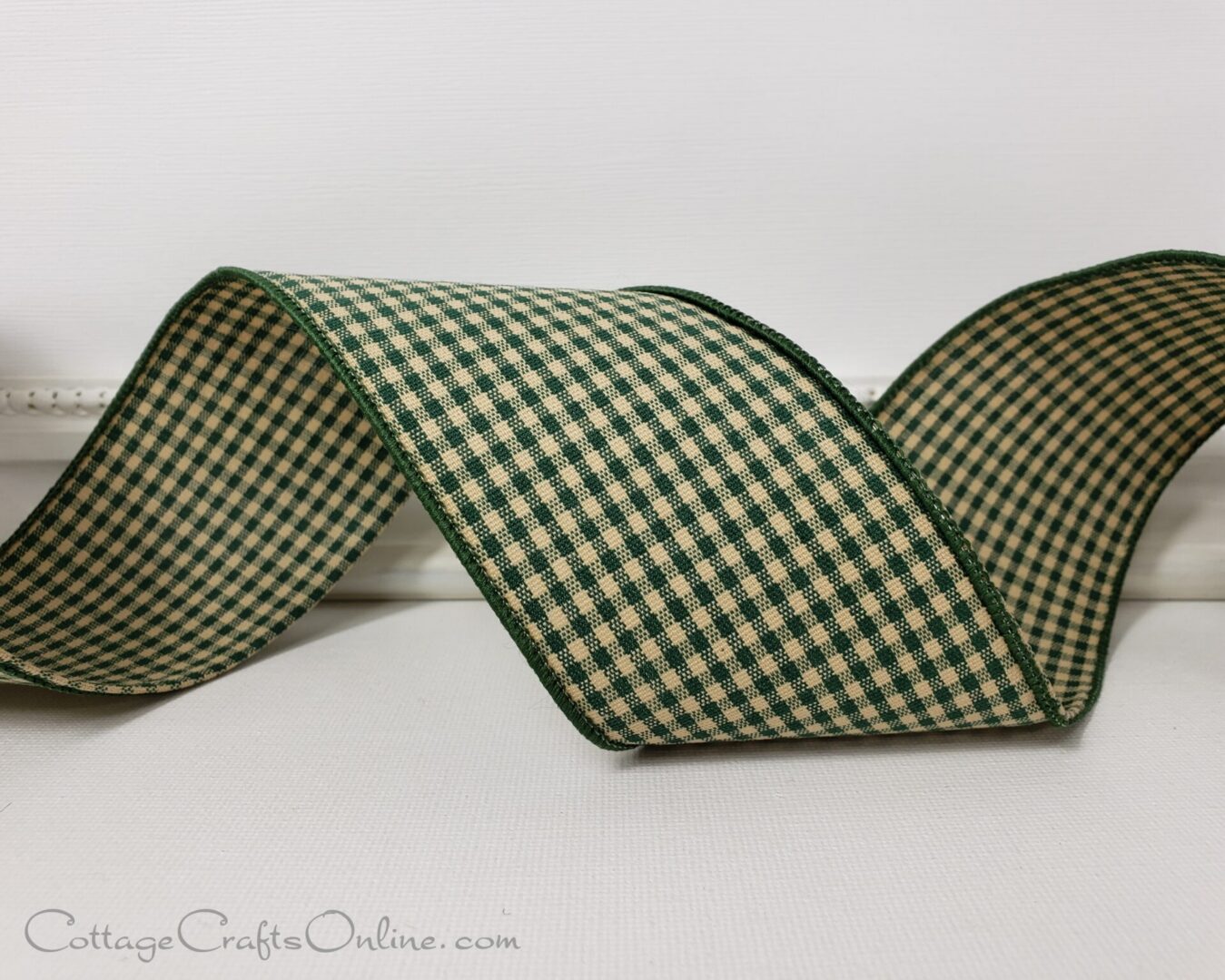 rr hunter green tan micro check gingham 9307 M 925 40F-026