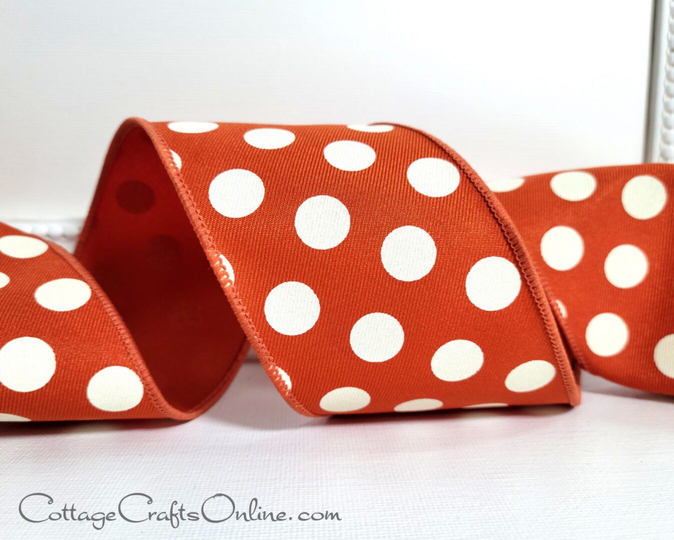 fall dots rust ivory 40 cb-008